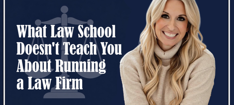 What Law School Never Taught Us About Running a Legal Practice