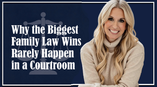 Why the Biggest Family Law Wins Rarely Happen in a Courtroom