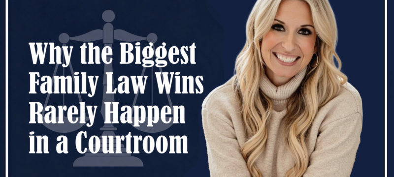Why the Biggest Family Law Wins Rarely Happen in a Courtroom